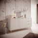 Комод Perfect Home Ланте / Lante 2-дверний з 3 шухлядами і золотими ніжками 2D3S/163 Беж