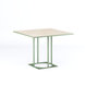 Стол Avangard SQ 100 Lovko зеленый Ral 6013/CLEAF Millennium S083 Пудра фотография