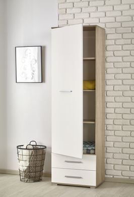 Вітрина LIMA REG-1 Halmar 200 Білий / Дуб Сонома фотографія