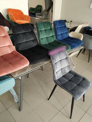 Стул CHIC Velvet Signal Античная Роза / Золото фотография
