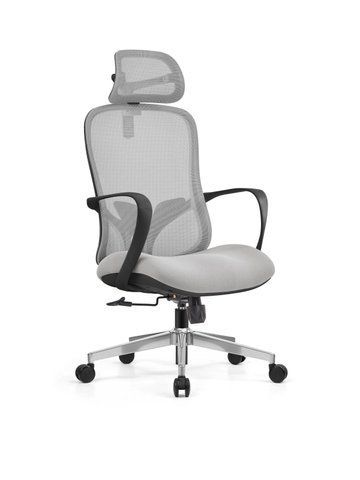 Компьютерное кресло Butterfly Light Grey Ergomix Серый фотография