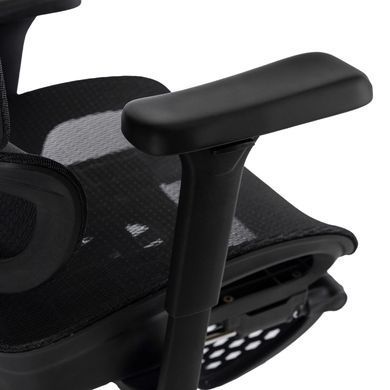 Стілець офісний поворотний MEBEL ELITE KAIR Чорний фотографія