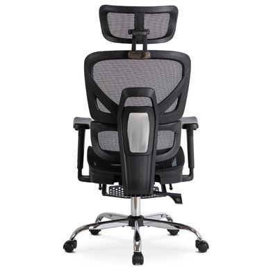 Стілець офісний поворотний MEBEL ELITE KAIR Чорний фотографія