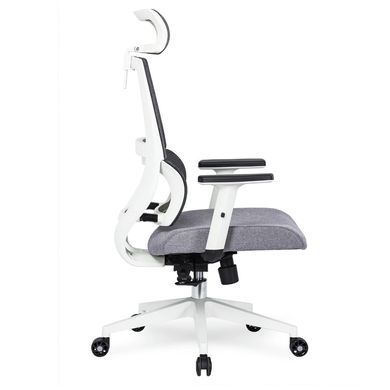 Стул офисный поворотный MEBEL ELITE NICKI серый фотография
