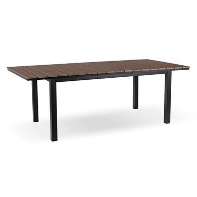 Комплект садових меблів MEBEL ELITE ARGOS FRESNO 6 горіх/чорний