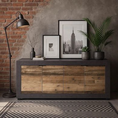 Комод MEBEL ELITE BLAGO 2 180 сірий фотографія