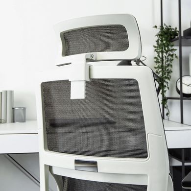 Стул офисный поворотный MEBEL ELITE NICKI серый фотография