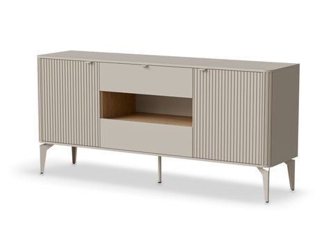 Комод BELUCI KM-1&nbsp;Halmar 160x40 кашемір / кремонський дуб фотографія