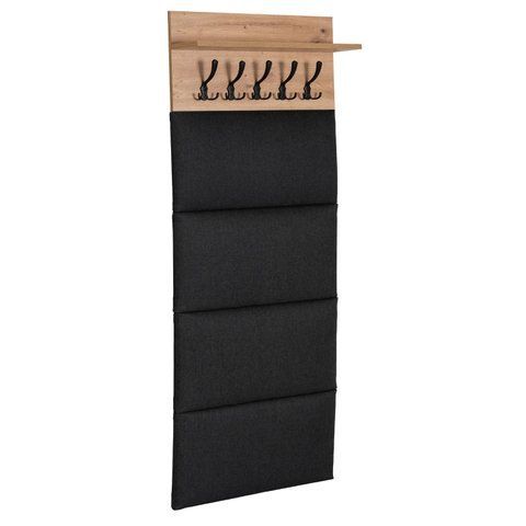 Вешалка MEBEL ELITE VENORA 60 Дуб Артизан/графит фотография