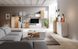 Комод Perfect Home 3Д / 3D 2-дверний з 4 шухлядами 2D4S/160 Білий/дуб крафт золотий