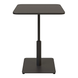 Стол Ibiza Soft light Lovko 70x70 Черный металл/черный