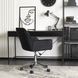 Стілець офісний поворотний оксамитовий MEBEL ELITE MONA Velvet Чорний