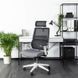 Стул офисный поворотный MEBEL ELITE NICKI серый