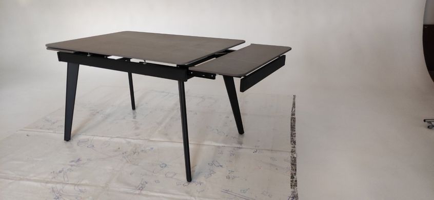 Стіл розкладний TM-86 VETRO 120(180)x80 Айс Грей фотографія