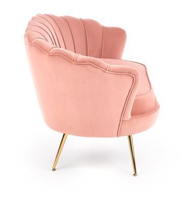 Кресло AMORINITO Velvet Halmar Розовый фотография