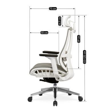 Стул офисный поворотный MEBEL ELITE SKY беж фотография