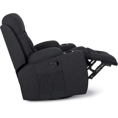 Масажне крісло MEBEL ELITE BOX 2 тканина Чорний фотографія