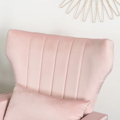 Крісло м'яке DIANA Velvet MEBEL ELITE Рожевий фотографія