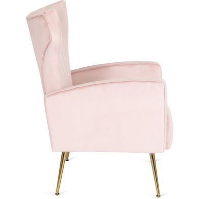 Крісло м'яке DIANA Velvet MEBEL ELITE Рожевий фотографія