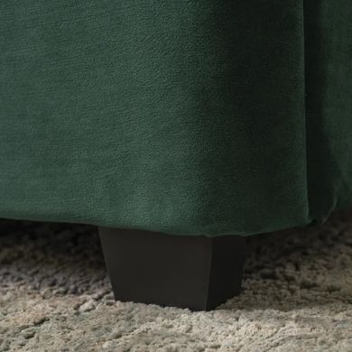Ліжко двоспальне оксамитове MEBEL ELITE CROS Velvet 140x200 см Зелений фотографія