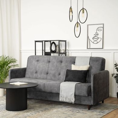 Набор из 2х раскладных диванов MEBEL ELITE TIVOLI 198 см Серый фотография