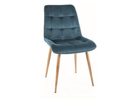 Стул CHIC D Velvet Signal Бирюзовый фотография