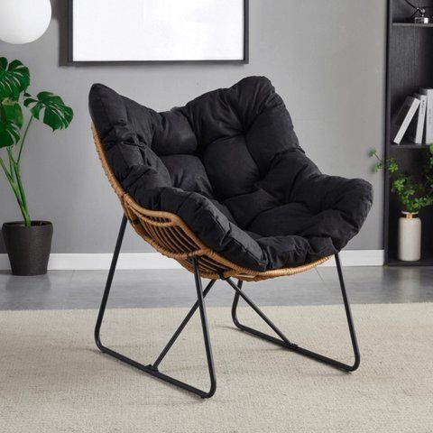 Кресло MEBEL ELITE FIN Черный фотография