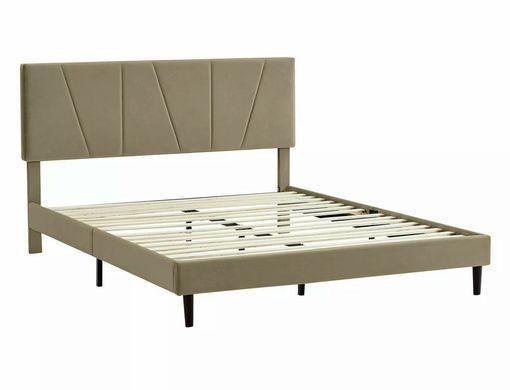 Ліжко SAVANA Velvet Signal 160x200 Беж фотографія