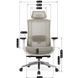 Стул офисный поворотный MEBEL ELITE SKY беж
