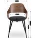 Стул MEBEL ELITE ORBI Черный/орех