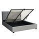 Ліжко двоспальне оксамитове 140x200 MEBEL ELITE TINGA Velvet Сірий