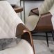 Стул бархатный MEBEL ELITE DAKOTA Velvet бежевый / ореховый
