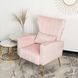Крісло м'яке DIANA Velvet MEBEL ELITE Рожевий