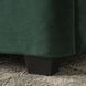 Ліжко двоспальне оксамитове MEBEL ELITE CROS Velvet 140x200 см Зелений