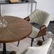 Стул бархатный MEBEL ELITE DAKOTA Velvet бежевый / ореховый