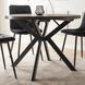 Стол раскладной круглый MEBEL ELITE LUKAS 100(250)х100 см Орех/черный