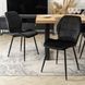 Стілець оксамитовий MEBEL ELITE IRYS Velvet Чорний