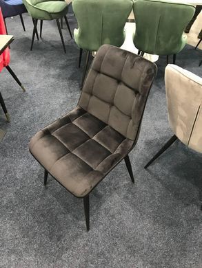 Стул CHIC Velvet Signal Черный фотография