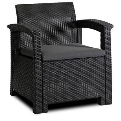 Комплект садовой мебели MEBEL ELITE COLUMBIA Черный