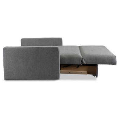 Крісло розкладне MEBEL ELITE MILAN 2, 135 см MEBEL ELITE Сірий / тканина фотографія