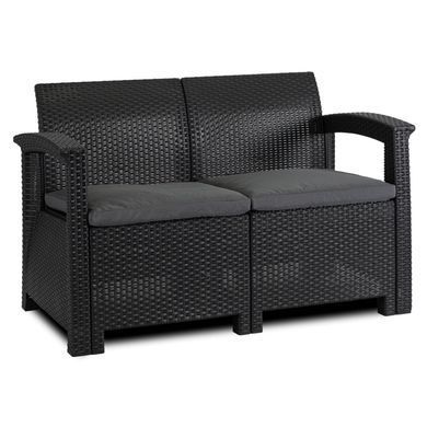 Комплект садовой мебели MEBEL ELITE COLUMBIA Черный
