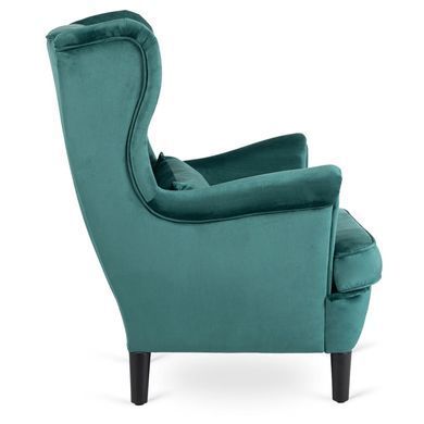 Крісло м'яке оксамитове MEBEL ELITE KLARIS 2 Velvet Зелений фотографія
