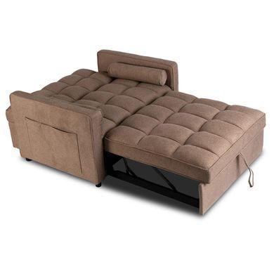 Крісло розкладне MEBEL ELITE CORRA Коричневий фотографія