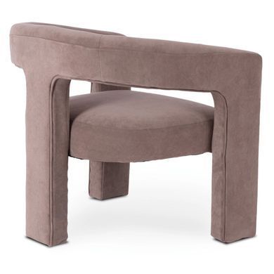 Кресло мягкое MEBEL ELITE LILLE Velvet Беж фотография