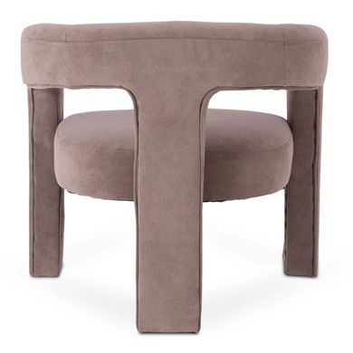 Кресло мягкое MEBEL ELITE LILLE Velvet Беж фотография