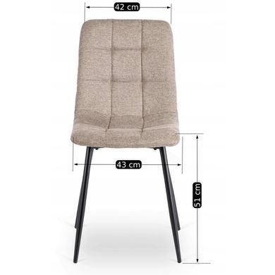 Стілець MEBEL ELITE PERU Беж фотографія