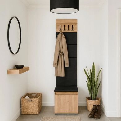 Передпокій MEBEL ELITE PARMA 50 Дуб Артизан/графіт фотографія
