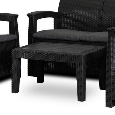 Комплект садовой мебели MEBEL ELITE COLUMBIA Черный