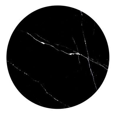 Журнальный столик TRIBECA Halmar 50x50 Черный Мрамор/Золото фотография