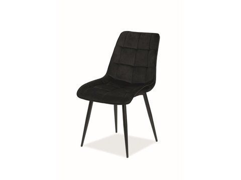 Стул CHIC Velvet Signal Черный фотография
